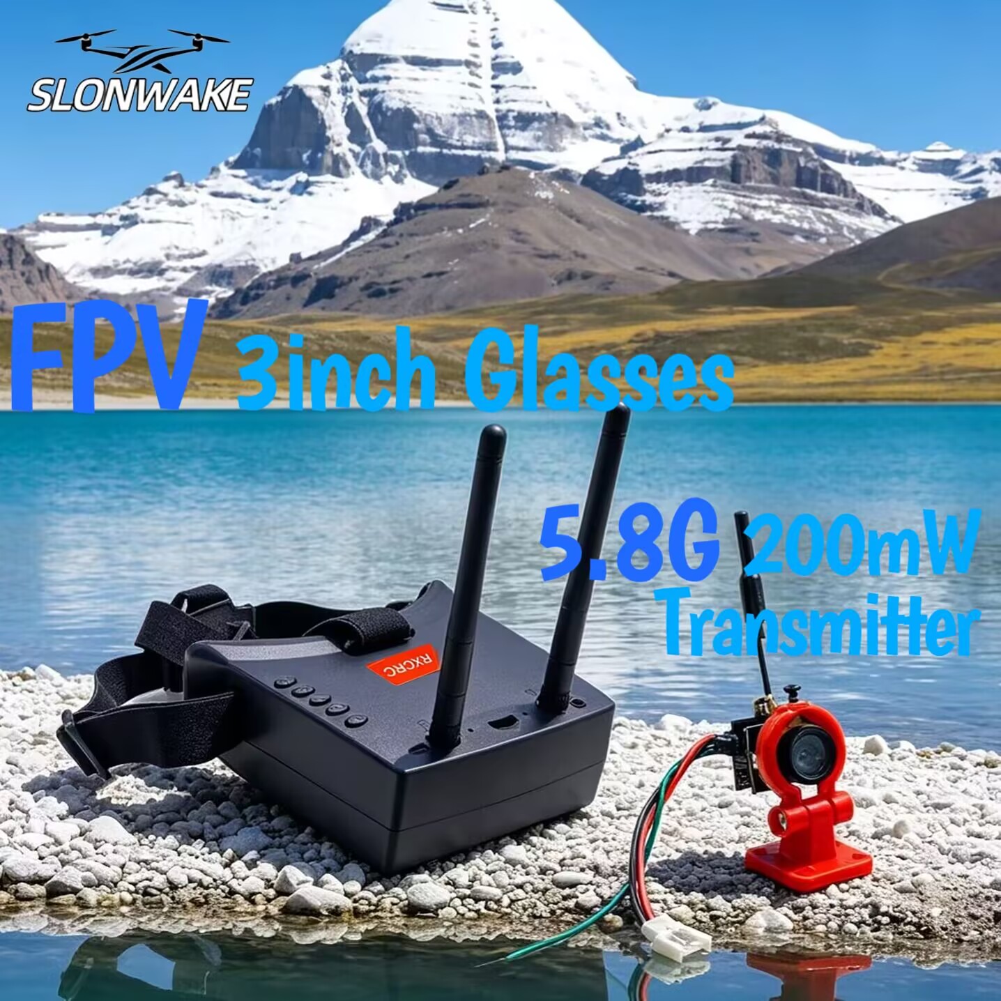 كاميرا إرسال تناظرية SLONWAKE  - مراجعة Drone Racing Camera وسعره